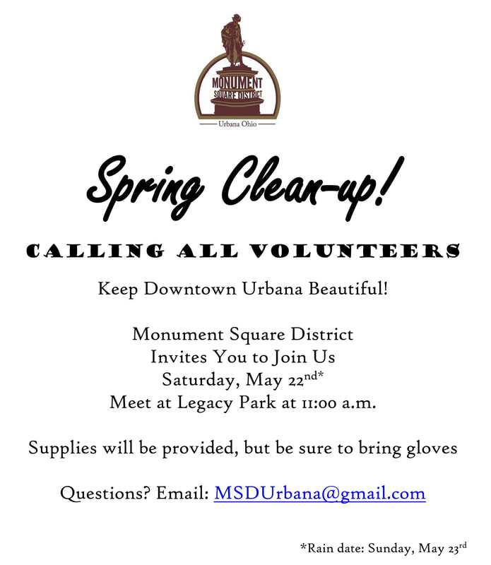 Downtown Urbana Spring Clean-up